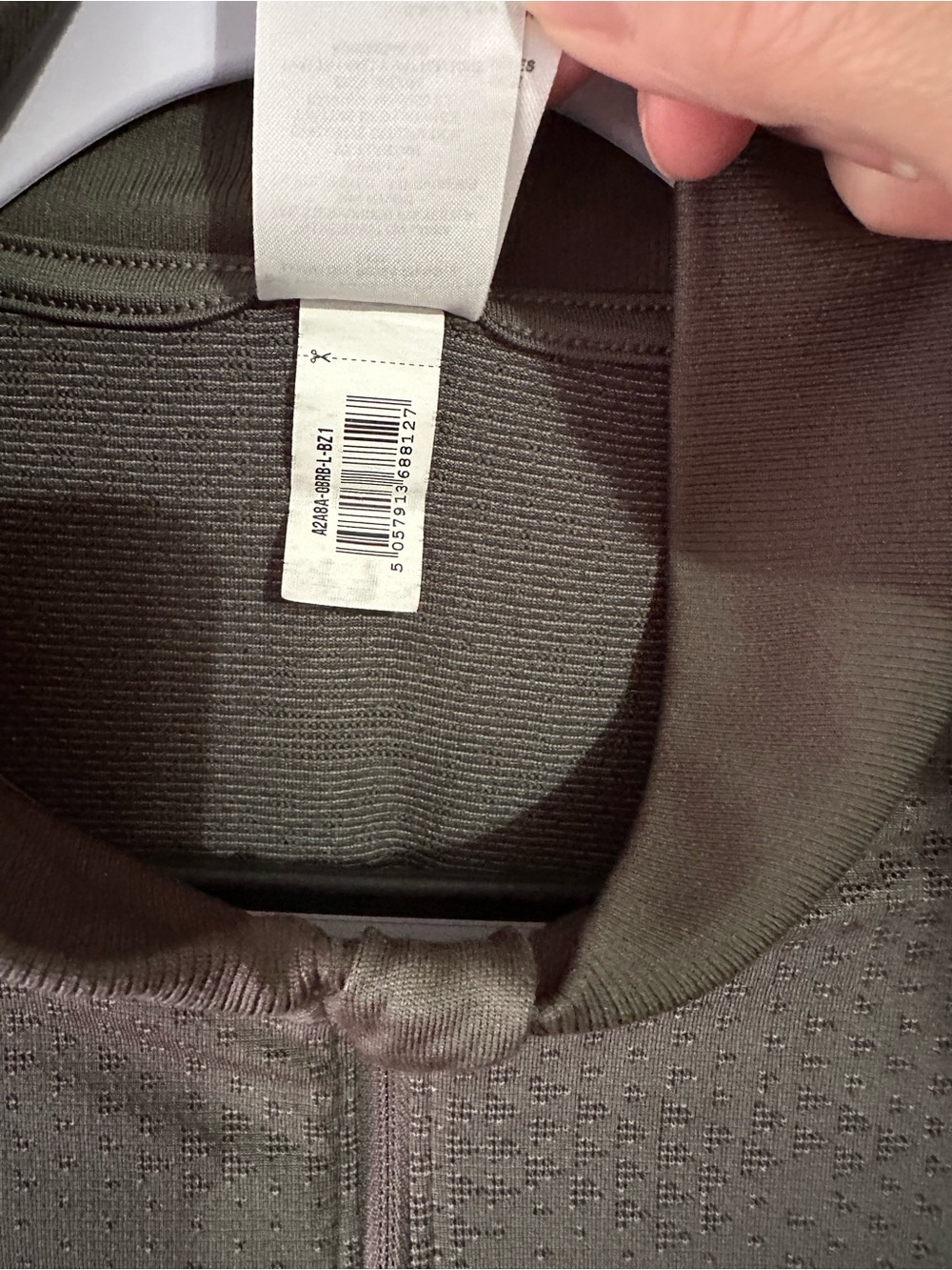 Gymshark Sport Seamless 1/4 Zip Long Sleeve Performance Pullover Size L - Picture 6 of 7